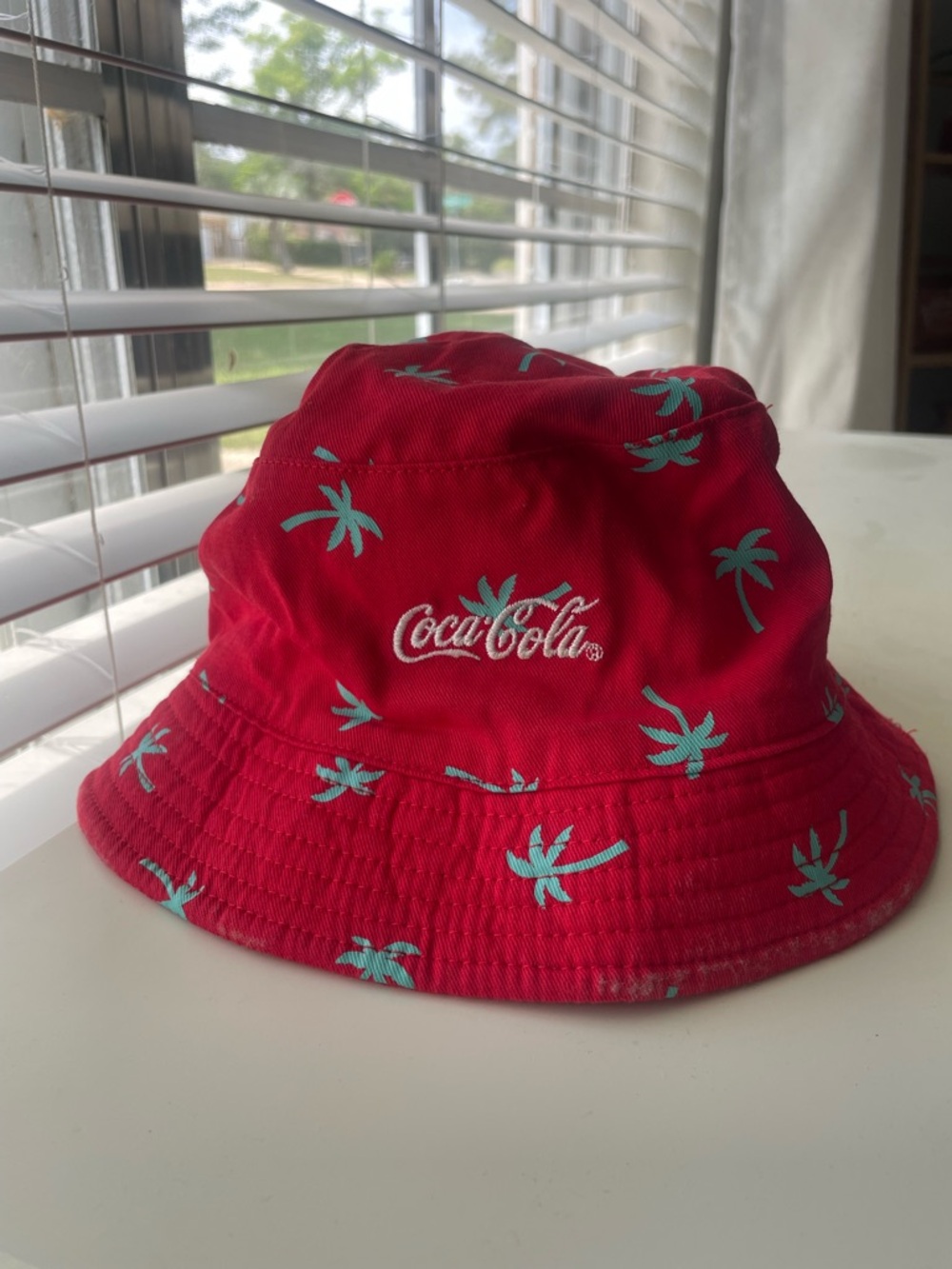 Unisex Coca-Cola Reversible Palm Bucket Hat